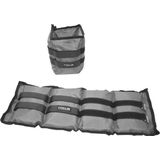 Focus Fitness - Pols-/enkelgewichten - Ankle Weights - 2 x 1,5 kg - Grijs - Gewichten - Verstelbaar