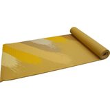 Yogamat - Senz Sports Premium - Geel met print