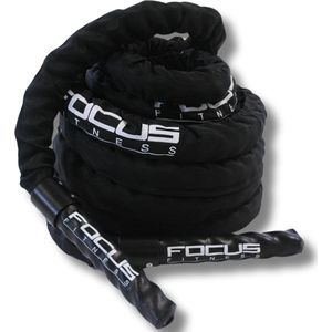 Battle Rope - Focus Fitness Premium - 4 cm - 10 m - Nylon Sleeve - Fitness - Crossfit