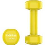 Vinyl Dumbbells - Focus Fitness - 2 x 1,5 kg