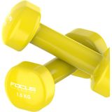 Vinyl Dumbbells - Focus Fitness - 2 x 1,5 kg