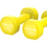 Vinyl Dumbbells - Focus Fitness - 2 x 1,5 kg