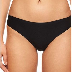 J&C - Dames String - Naadloos - Zwart - 90% Polyamide 10% Elastaan