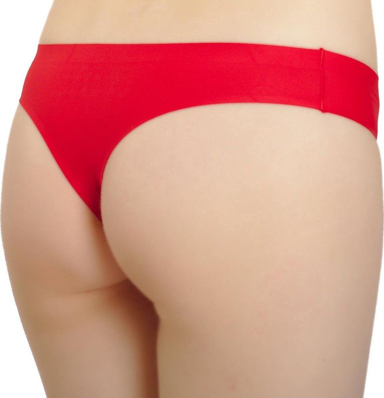 J&C - Invisible String - Ondergoed - Rood - Naadloos - Schijnt Niet Door