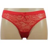 String - Zwart Blauw Rood - Microfiber - Kanten Voorzijde