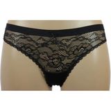 String - Zwart Blauw Rood - Microfiber - Kanten Voorzijde