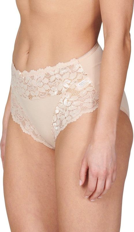 J&C - Tailleslip - Zwart - Katoen/Polyamide - Met Kant