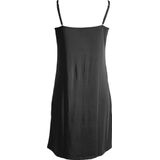 J&C - Onderjurk - Zwart - Microfiber - Verstelbare Bandjes