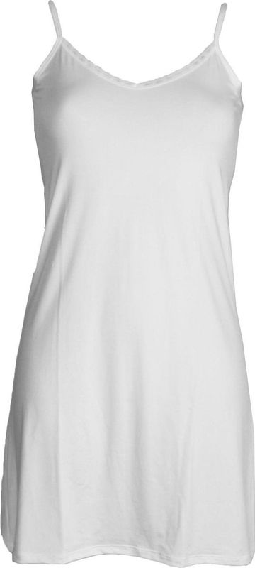 J&C - Onderjurk - Zwart - Microfiber - Verstelbare Bandjes