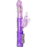 Stotende Butterfly Vibrator - Paars