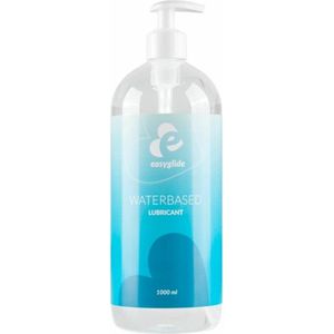 EasyGlide, Glijmiddel op Waterbasis (1000ml) â€“ Dit glijmiddel is geschikt voor langdurig gebruik, heeft een neutrale smaak en is transparant van kleur