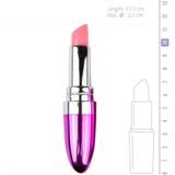 Easytoys Lipstick Vibrator - Eenvoudig te bedienen - Spatwaterdicht - Roze