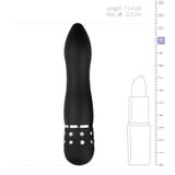 Zwarte Gladde Mini Vibrator