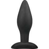 Medium Zwarte Siliconen Buttplug