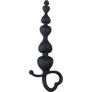 Easytoys Anaal Kralen met Hartje Zwart