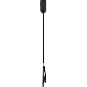 EasyToys - Zweep SM met Lange Steel - Zweep Sex Musthave voor SM liefhebber - Kinky Zweep met Lange Steel - BDSM - Zwart