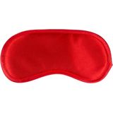 Rood satijnen oogmasker