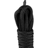 EasyToys Nylon Bondagetouw - Bondagetouw 5 meter zwart - Voor het vastbinden van je sub - BDSM touw - Bondage Rope - Zwart