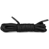 EasyToys Nylon Bondagetouw - Bondagetouw 5 meter zwart - Voor het vastbinden van je sub - BDSM touw - Bondage Rope - Zwart