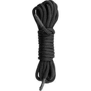 EasyToys Nylon Bondagetouw - Bondagetouw 5 meter zwart - Voor het vastbinden van je sub - BDSM touw - Bondage Rope - Zwart