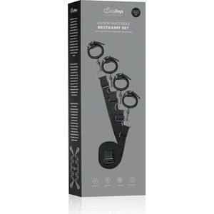 Easytoys - Bed Bondage Set (zwart)