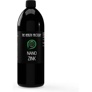The Health Factory Nano zink 1 liter + Gratis Gezonderwinkelen vitamine D 75mcg 200 capsules