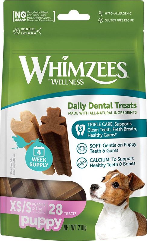 Whimzees Puppy XS/S 28 stk 210 g MP