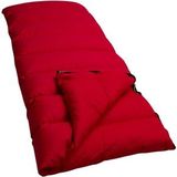 LOWLAND OUTDOOR® Donzen slaapzak -  Companion Economy - 210x80 cm - Rood