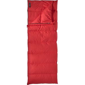 LOWLAND OUTDOOR® Donzen slaapzak -  Companion Economy - 210x80 cm - Rood