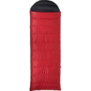 LOWLAND OUTDOOR® Donzen slaapzak - Ranger Comfort - 230 x 80 cm (incl. capuchon) -  1195gr - 0°C - Nylon