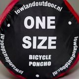 LOWLAND OUTDOOR Fietsponcho - 100% waterdicht (10000mm) - ademend