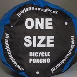 LOWLAND OUTDOOR Fietsponcho 100% waterdicht (10.000mm) - ademend (8.000g/M²) PFAS vrij!