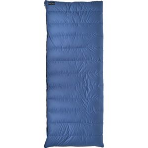 Lowland Outdoor donzen slaapzak - Dekenmodel slaapzak - Katoen - 220 x 200 cm - Blauw