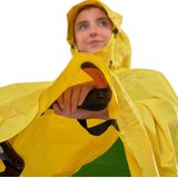 LOWLAND OUTDOOR Fietsponcho 100% waterdicht (10.000mm) - ademend (8.000g/M²) PFAS vrij!