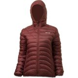 Lowland Outdoor - Donsjas voor vrouwen - Hoody - Pruim - maat XL