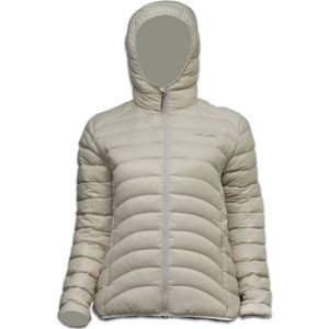 Lowland Outdoor - Donsjas voor vrouwen - Hoody - Ivoor - maat L