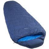 LOWLAND OUTDOOR - KIBO +5 - Donzen mummy slaapzak  +5°C - 795 gr - 225x80 cm - Blauw