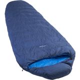 LOWLAND OUTDOOR - KIBO +5 - Donzen mummy slaapzak  +5°C - 795 gr - 225x80 cm - Blauw