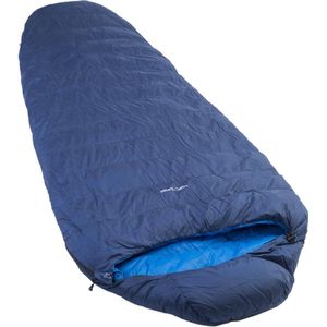 LOWLAND OUTDOOR - KIBO +5 - Donzen mummy slaapzak  +5°C - 795 gr - 225x80 cm - Blauw