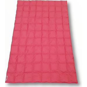 LOWLAND OUTDOOR Uniseks Volwassen Travel Blanket, Bordeaux rood, 210 x 140 cm