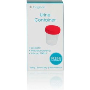 Dr. Original Urinecontainer 3 stuks