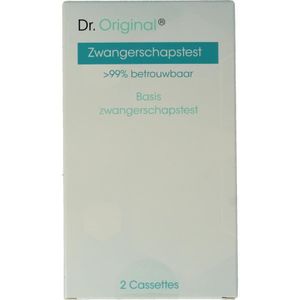 Dr. Original - Zwangerschapstest - Medisch Hulpmiddel - 2 x Cassette - 2 x Pipetje