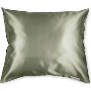 Beauty Pillow® Satijnen Kussensloop Olive Green