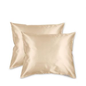 Beauty Pillow - Satijnen Kussenslopen - Duo Pack - Champagne