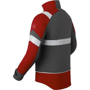 HAVEP Softsh. 5-Safety Image+ 50384 - Charcoal/Rood - XL