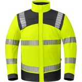 HAVEP 50410 Softshell Jack - Fluo Geel/Charcoal - Recycled Polyester - Vlamvertragend