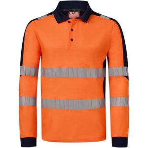 Polo - High Visibility+ - Longsleeve - Geel - Polyester