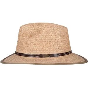 Hatland - UV-Fedora hoed voor volwassenen - Trumann - Naturel - maat 59CM