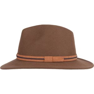 Hatland - Wollen hoed voor heren - Waterford - Tan - maat M (57CM)