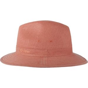 Hatland - UV-Fedora hoed voor volwassenen - Ashfield - Oranje - maat M (57CM)
